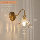 GobekUsa Brass Glass Pendant Light - Luxury Minimalist LED Nordic Flower Restaurant Lamp