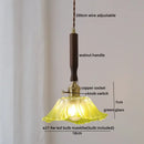 GobekUsa LED Walnut Copper Pendant Light with Knob Switch - Modern Style Lighting Fixtures