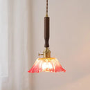 GobekUsa LED Walnut Copper Pendant Light with Knob Switch - Modern Style Lighting Fixtures