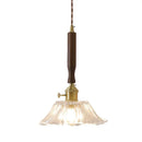 GobekUsa LED Walnut Copper Pendant Light with Knob Switch - Modern Style Lighting Fixtures