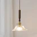 GobekUsa LED Walnut Copper Pendant Light with Knob Switch - Modern Style Lighting Fixtures