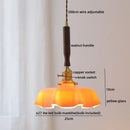GobekUsa LED Walnut Copper Pendant Light with Knob Switch - Modern Style Lighting Fixtures