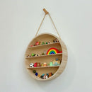 GobekUsa Circular Wooden Frame Toy Storage Rack & Wall Decoration