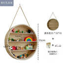 GobekUsa Circular Wooden Frame Toy Storage Rack & Wall Decoration