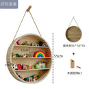 GobekUsa Circular Wooden Frame Toy Storage Rack & Wall Decoration