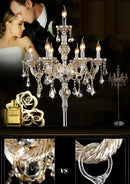 GobekUsa Crystal Floor Lamp - Modern French Design for Living Room and Bedroom