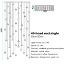 GobekUsa Crystal Ball Chandelier Pendant Light for Staircase Hallway Bar Décor