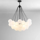GobekUsa Frosted Glass Ball Pendant Lights for Modern Restaurant Chandelier