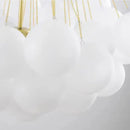 GobekUsa Frosted Glass Ball Pendant Lights for Modern Restaurant Chandelier