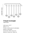 GobekUsa Crystal Ceiling Chandelier for Staircase & Hallway, Elegant Long Cable Pendant Light