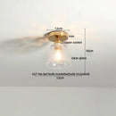 GobekUsa Glass LED Ceiling Light for Corridor Balcony Modern Indoor Lighting