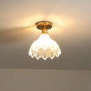 GobekUsa Glass LED Ceiling Light for Corridor Balcony Modern Indoor Lighting