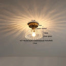 GobekUsa Glass LED Ceiling Light for Corridor Balcony Modern Indoor Lighting