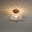 GobekUsa Glass LED Ceiling Light for Corridor Balcony Modern Indoor Lighting