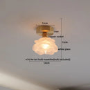 GobekUsa Glass LED Ceiling Light for Corridor Balcony Modern Indoor Lighting