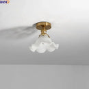 GobekUsa Glass LED Ceiling Light for Corridor Balcony Modern Indoor Lighting