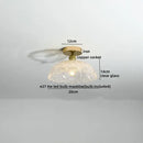 GobekUsa Glass LED Ceiling Light for Corridor Balcony Modern Indoor Lighting