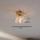 GobekUsa Glass LED Ceiling Light for Corridor Balcony Modern Indoor Lighting