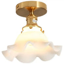 GobekUsa Glass LED Ceiling Light for Corridor Balcony Modern Indoor Lighting