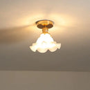 GobekUsa Glass LED Ceiling Light for Corridor Balcony Modern Indoor Lighting