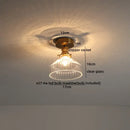 GobekUsa Glass LED Ceiling Light for Corridor Balcony Modern Indoor Lighting