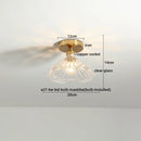 GobekUsa Glass LED Ceiling Light for Corridor Balcony Modern Indoor Lighting