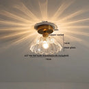 GobekUsa Glass LED Ceiling Light for Corridor Balcony Modern Indoor Lighting