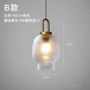GobekUsa Glass Pendant Lights - Modern Nordic LED Hanging Lamp for Home Decor