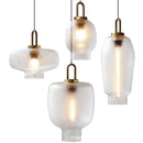 GobekUsa Glass Pendant Lights - Modern Nordic LED Hanging Lamp for Home Decor