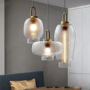 GobekUsa Glass Pendant Lights - Modern Nordic LED Hanging Lamp for Home Decor