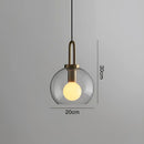 GobekUsa Glass Ball Pendant Light: Luxury Restaurant & Bar Nordic Bedroom Lamp