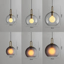 GobekUsa Glass Ball Pendant Light: Luxury Restaurant & Bar Nordic Bedroom Lamp