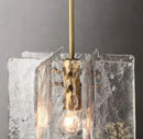 GobekUsa Glass Lattice Pendant Lights: Stylish LED Chandeliers for Home Decor