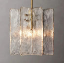 GobekUsa Glass Lattice Pendant Lights: Stylish LED Chandeliers for Home Decor