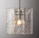 GobekUsa Glass Lattice Pendant Lights: Stylish LED Chandeliers for Home Decor