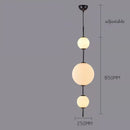 GobekUsa LED White Glass Ball Pendant Lamp for Home Decor.