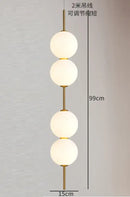 GobekUsa LED White Glass Ball Pendant Lamp for Home Decor.