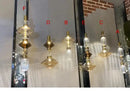 GobekUsa Glass Chandelier: Elegant Lighting for Home, Restaurant, Bar, and Study Room