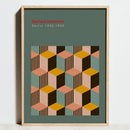GobekUsa Modern Geometric Bauhaus Canvas Wall Art