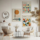 GobekUsa Modern Geometric Bauhaus Exhibition Posters