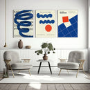 GobekUsa Modern Geometric Bauhaus Wall Art Prints