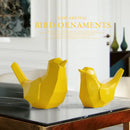 GobekUsa Couple Birds Resin Figurines for Home Decor and Tabletop Ornaments