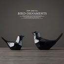GobekUsa Couple Birds Resin Figurines for Home Decor and Tabletop Ornaments