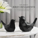 GobekUsa Couple Birds Resin Figurines for Home Decor and Tabletop Ornaments