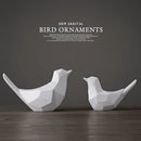 GobekUsa Couple Birds Resin Figurines for Home Decor and Tabletop Ornaments