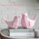 GobekUsa Couple Birds Resin Figurines for Home Decor and Tabletop Ornaments