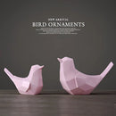 GobekUsa Couple Birds Resin Figurines for Home Decor and Tabletop Ornaments