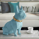 GobekUsa Dog Statue Resin Decor Modern Art Animal Sculpture Figurine Garden Home Ornaments