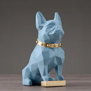 GobekUsa Dog Statue Resin Decor Modern Art Animal Sculpture Figurine Garden Home Ornaments