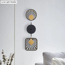 GobekUsa Modern Black Metal LED Wall Sconce for Living Room - Contemporary Sector Design